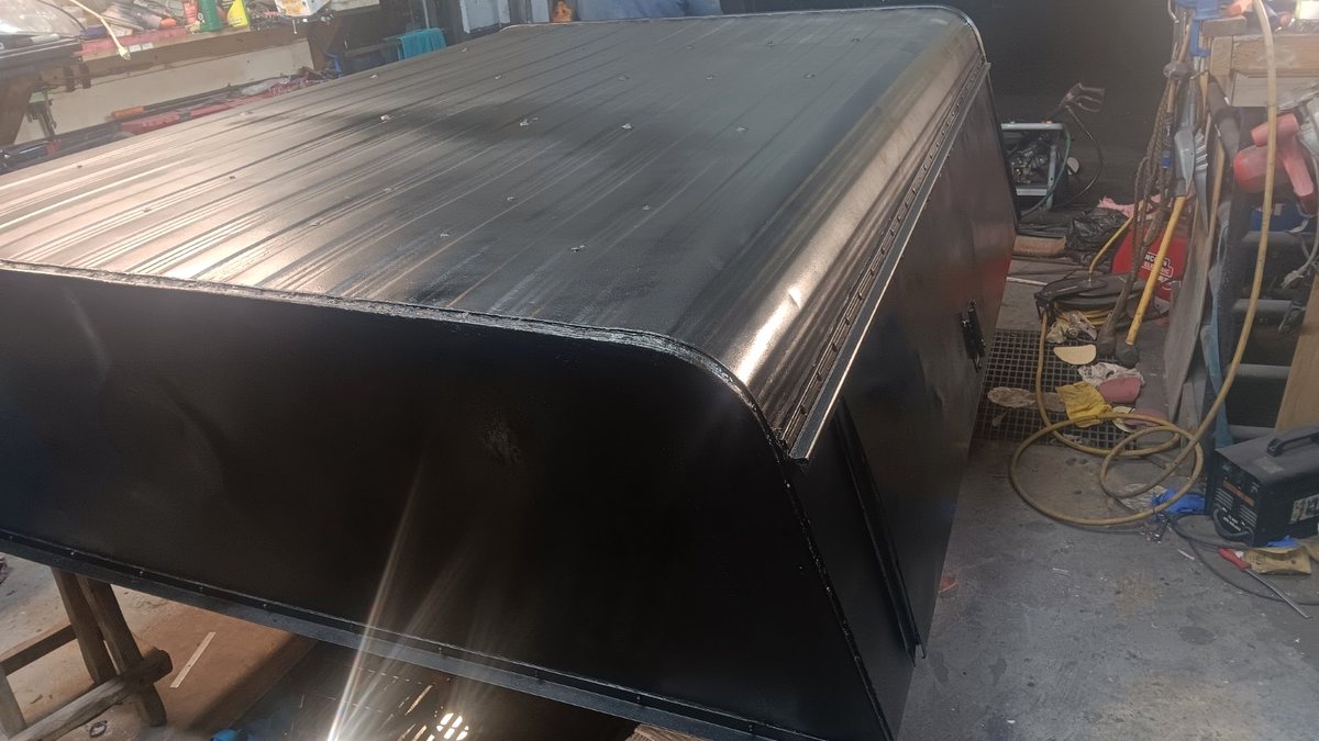 Finished custom fabricated enclosure